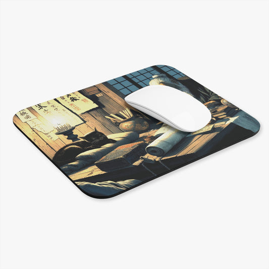 Kyoto Cat Mouse Pad - Wisdom/Knowledge
