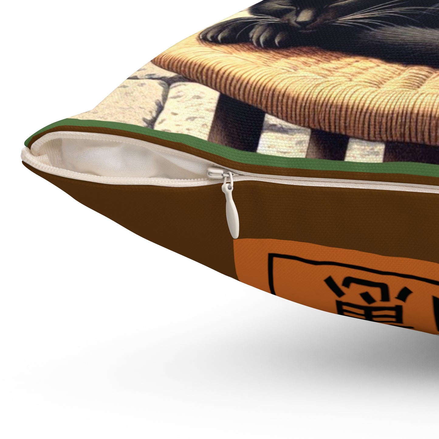 Spun Polyester Pillow - Street Life/Serenity