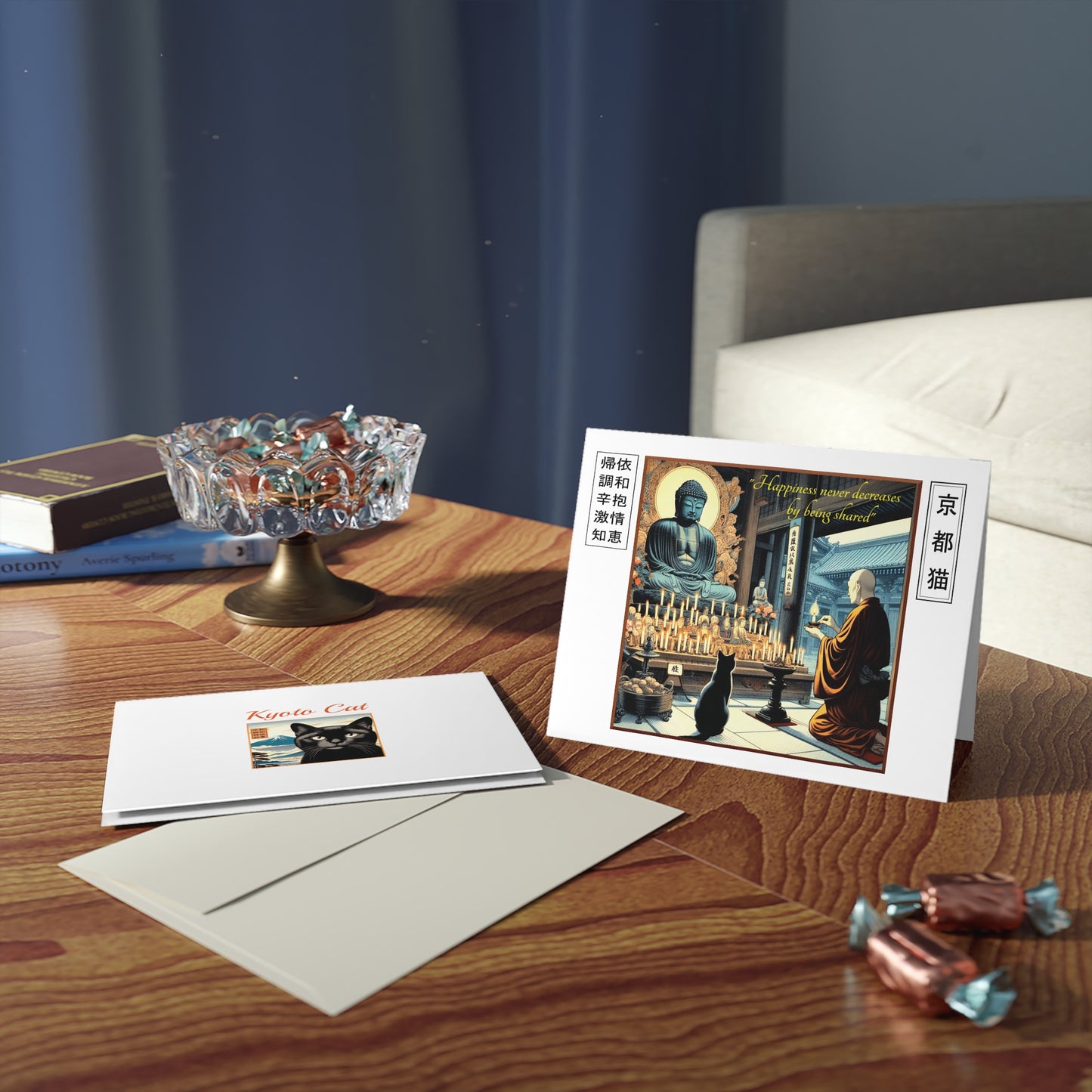 Blank Greeting Cards - The Way/Happiness (8, 16, and 24 pcs)