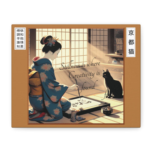 Canvas Wall Art - Calligraphy/Stillness