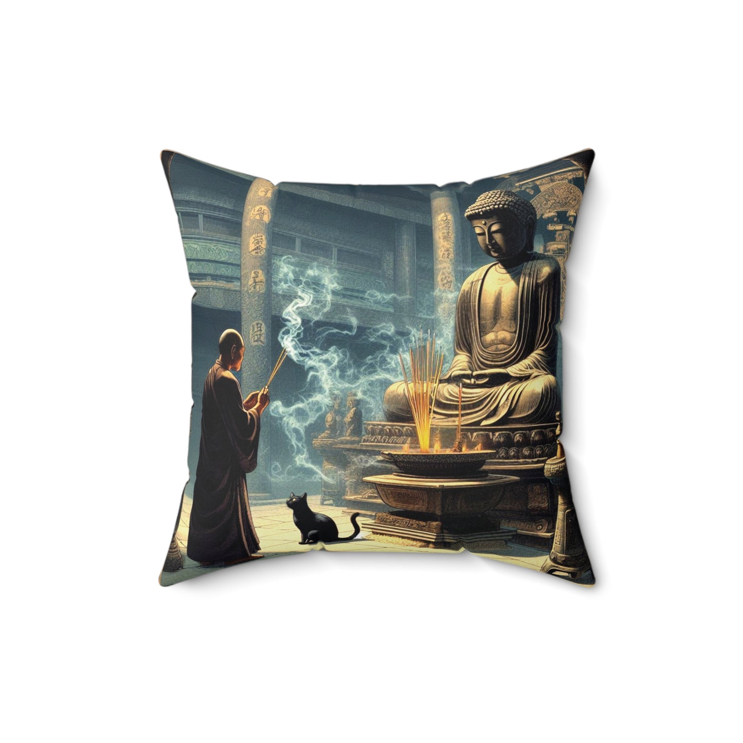 Spun Polyester Pillow - Devotion/Essence