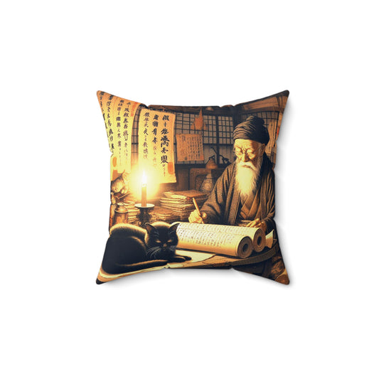 Spun Polyester Pillow - Wisdom/Persevere