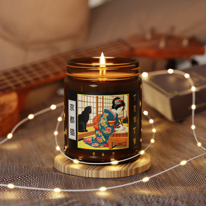 Artisan Scented Soy Candle - Calligraphy/Words