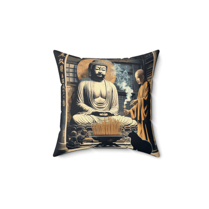 Spun Polyester Pillow - Devotion/Enlighten