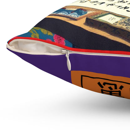 Spun Polyester Pillow - Calligraphy/Beginning