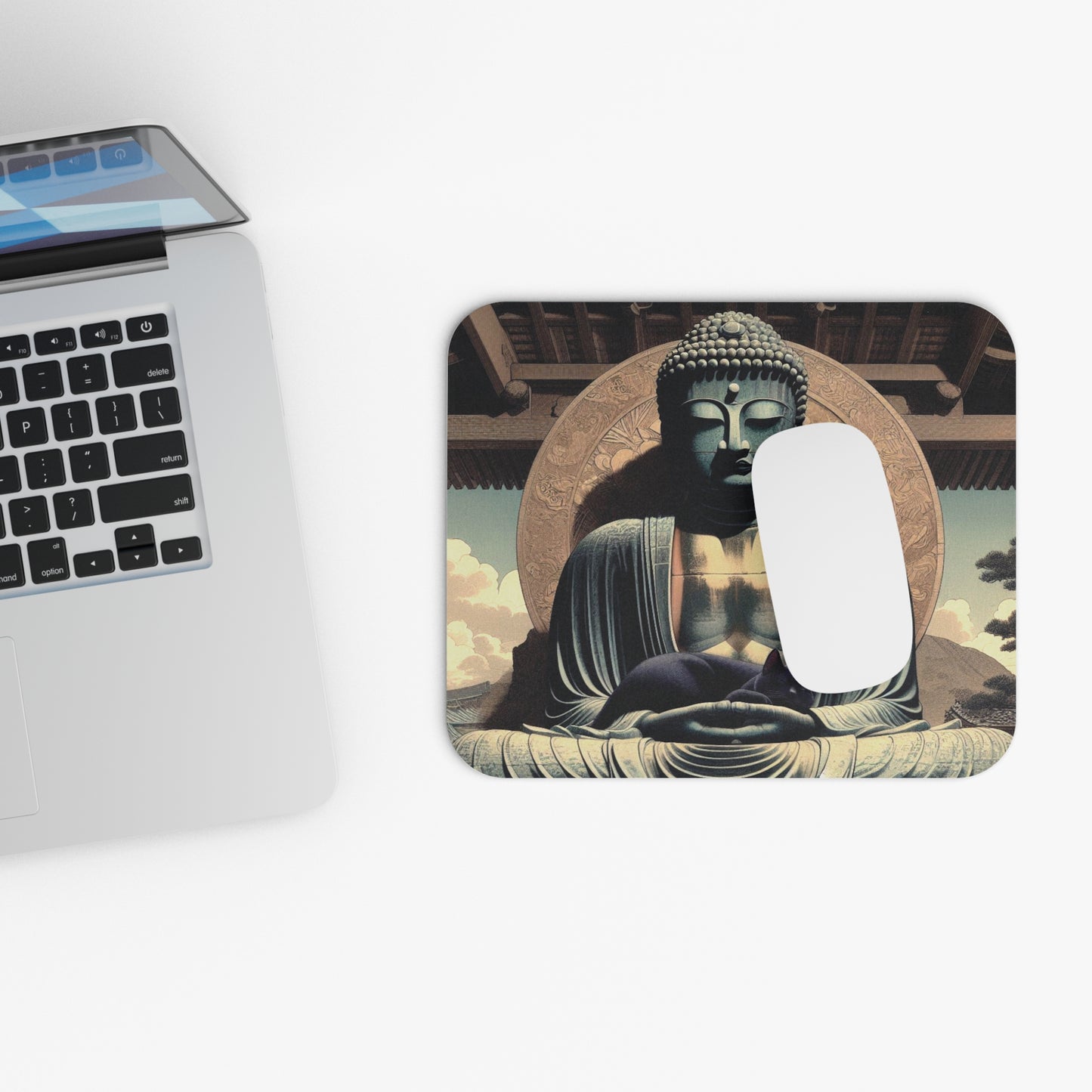 Kyoto Cat Mouse Pad - Street Life/Harmony