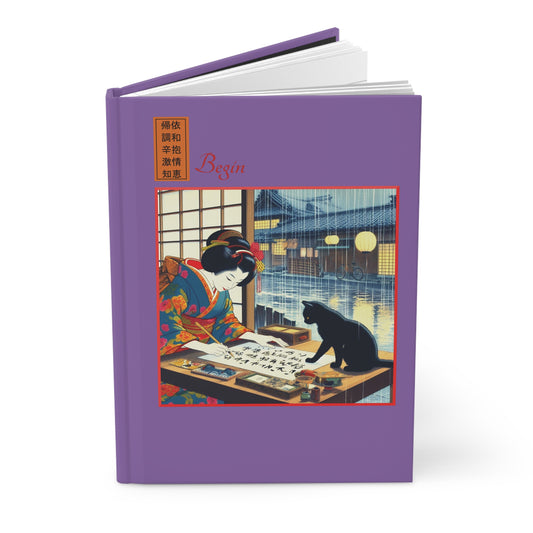 Hardcover Journal - Calligraphy/Beginning
