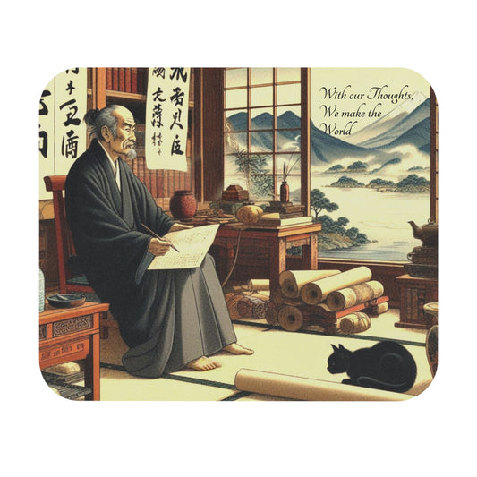 Kyoto Cat Mouse Pad - Wisdom/Create