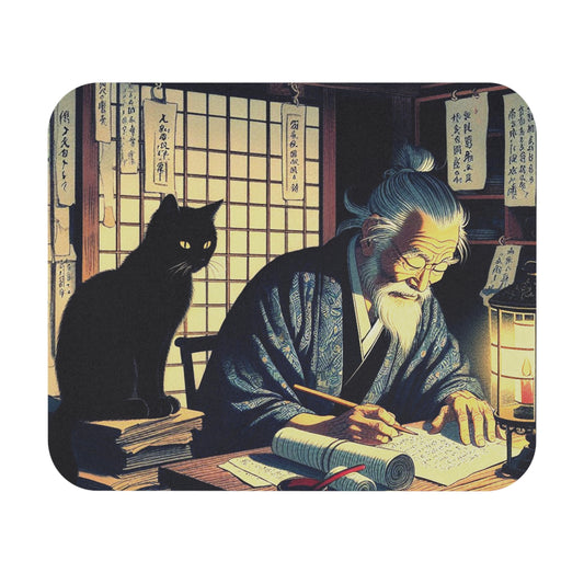 Kyoto Cat Mouse Pad - Wisdom/Achieve