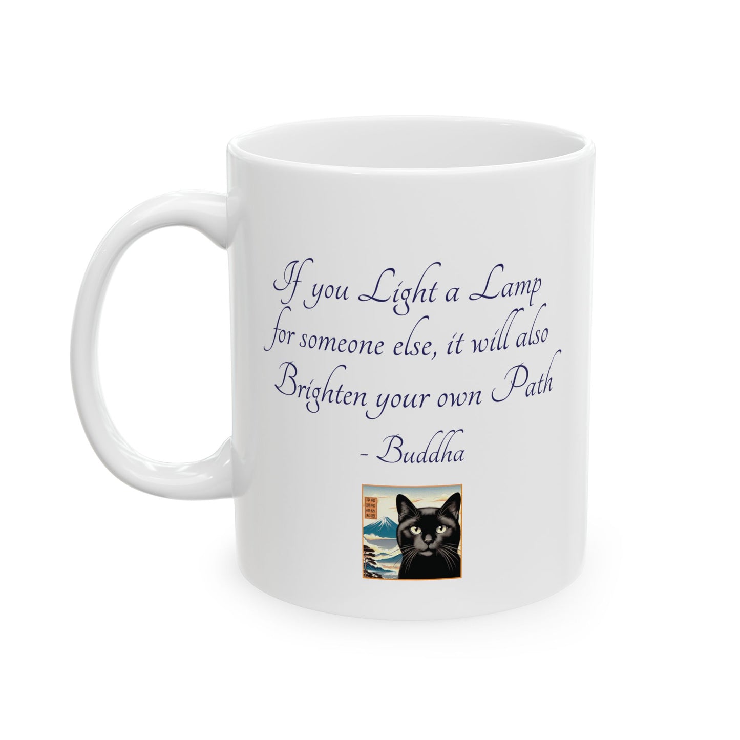 Ceramic Mug, 11oz - Street Life/Illuminate
