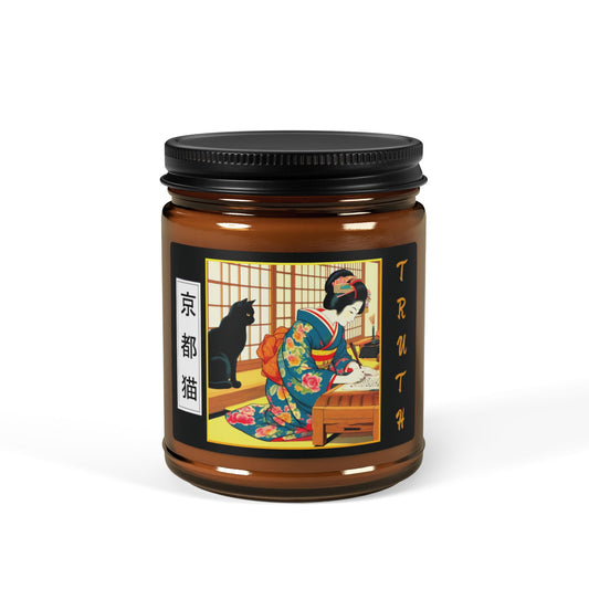 Artisan Scented Soy Candle - Calligraphy/Words