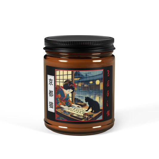 Artisan Scented Soy Candle - Calligraphy/Beginning