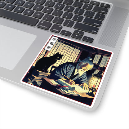 Square Stickers - Wisdom/Achieve