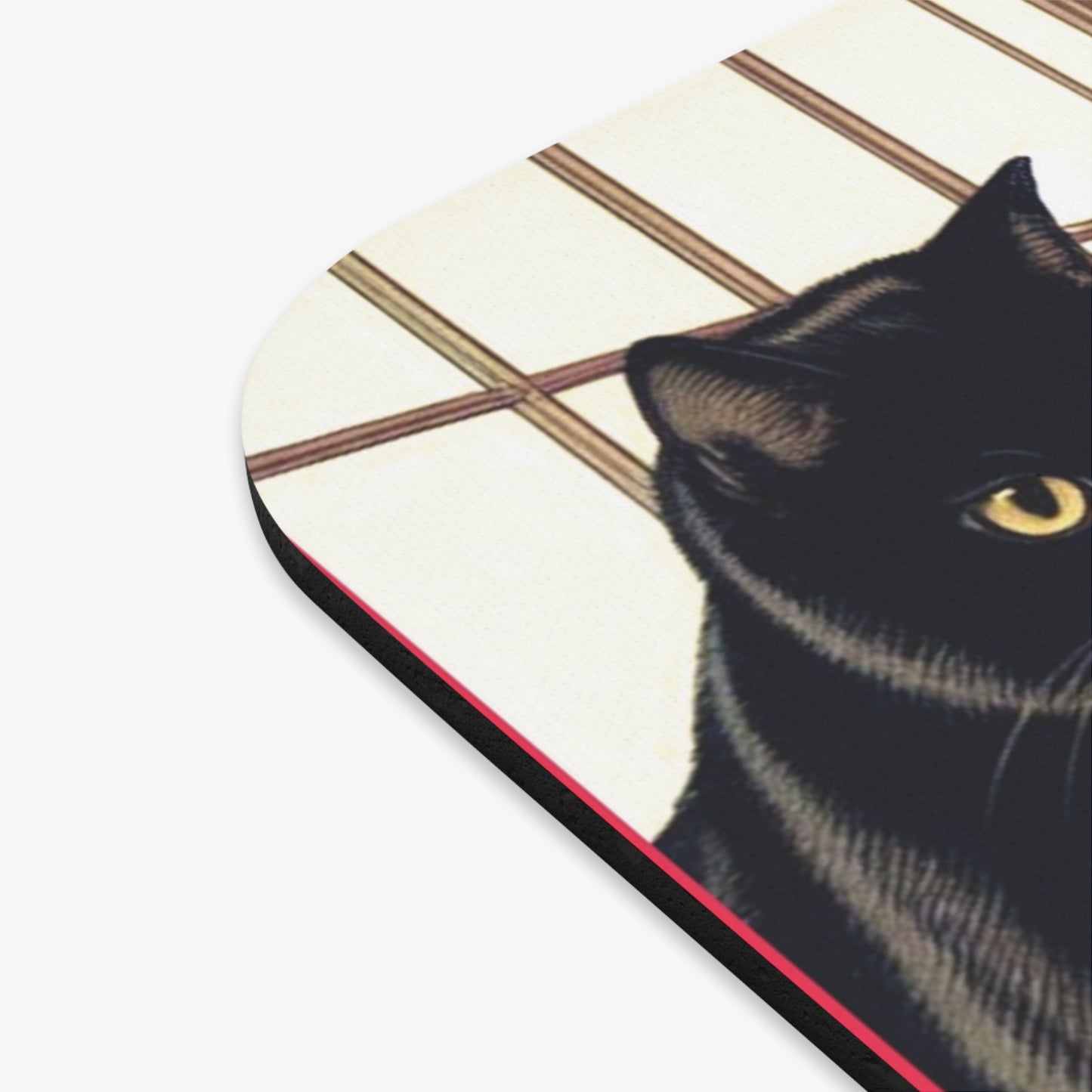 Kyoto Cat Mouse Pad - Calligraphy/Mastery
