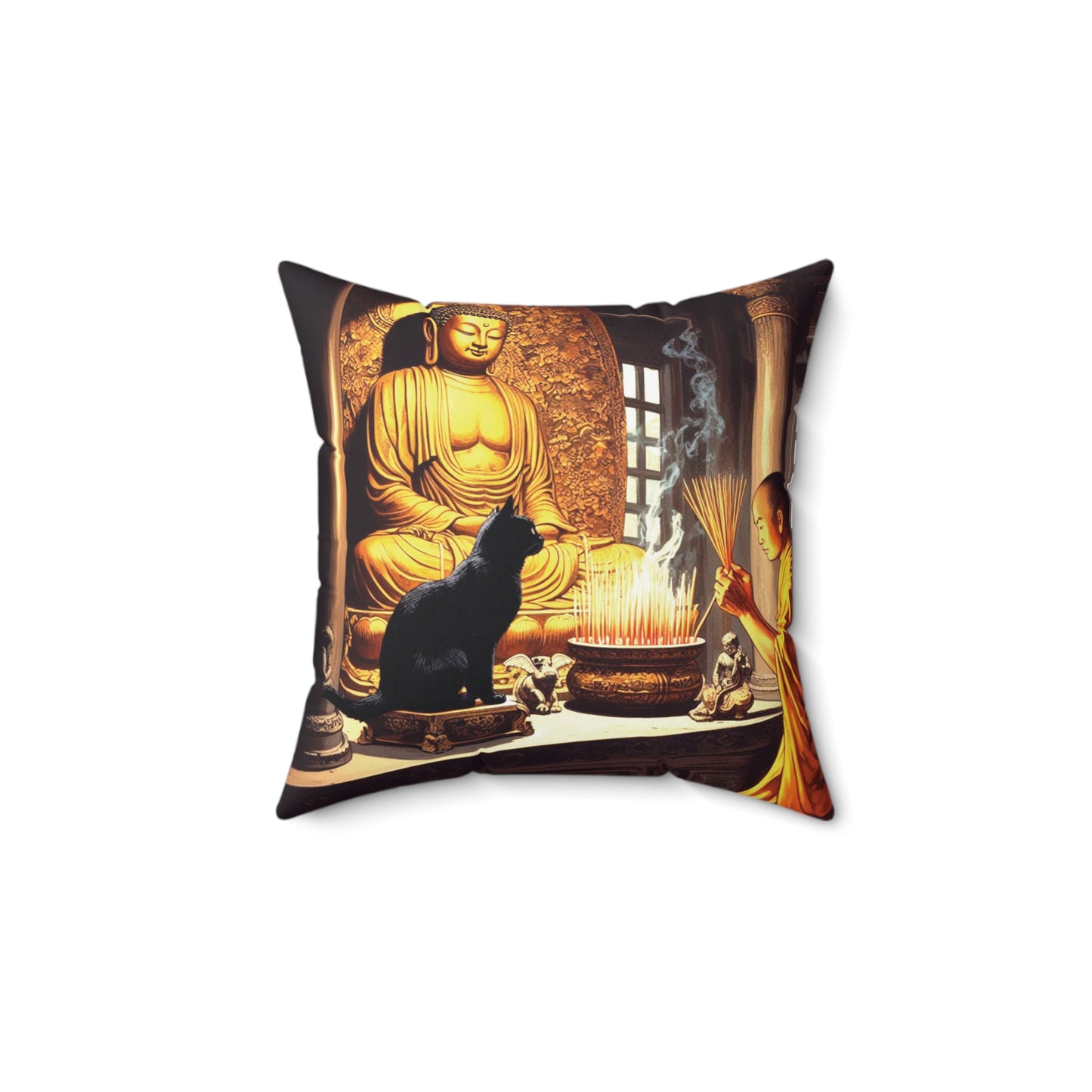 Spun Polyester Pillow - Devotion/Clarity