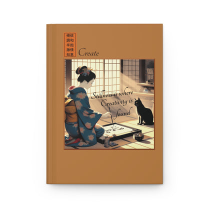Hardcover Journal - Calligraphy/Stillness
