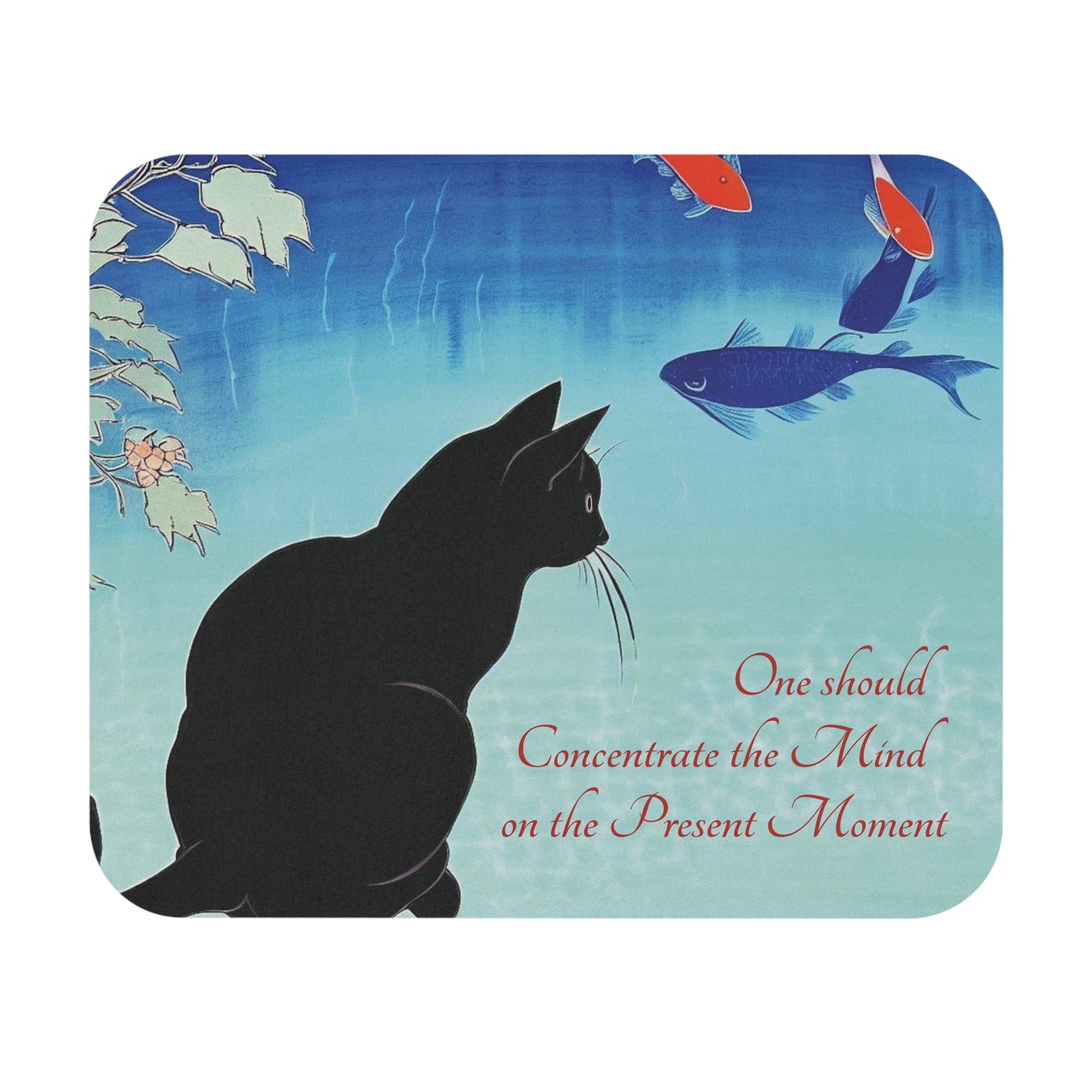 Kyoto Cat Mouse Pad - The Way/Patience