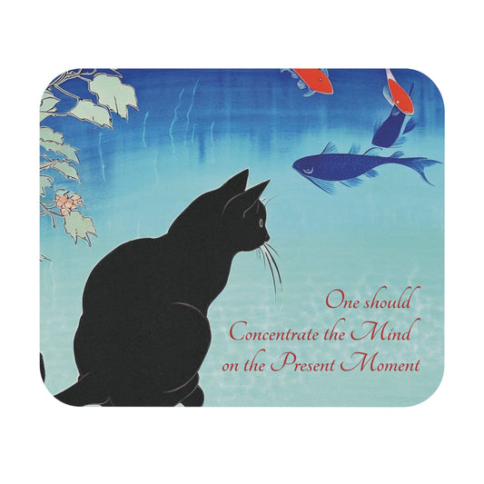 Kyoto Cat Mouse Pad - The Way/Patience