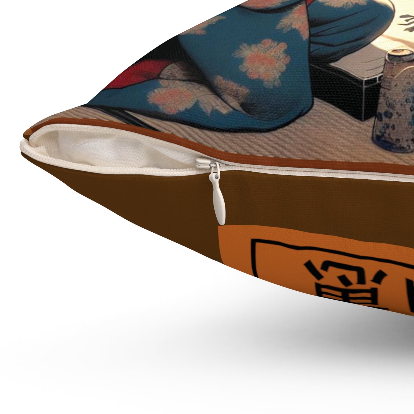 Spun Polyester Pillow - Calligraphy/Stillness