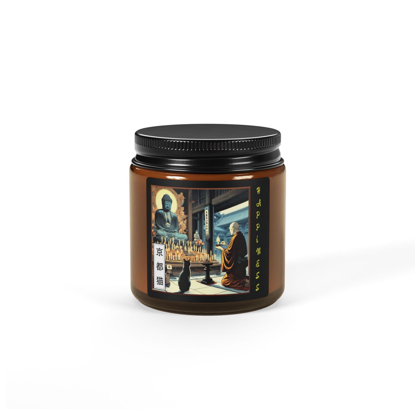 Artisan Scented Soy Candle - Calligraphy/Happiness