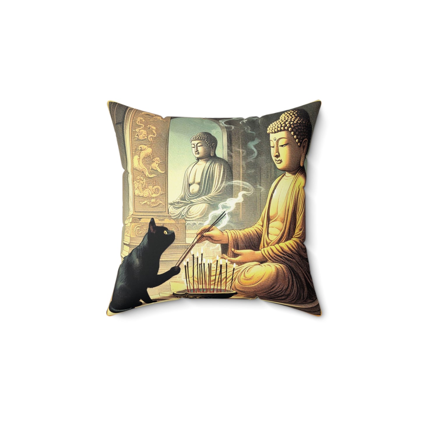 Spun Polyester Pillow - Devotion/Reflection