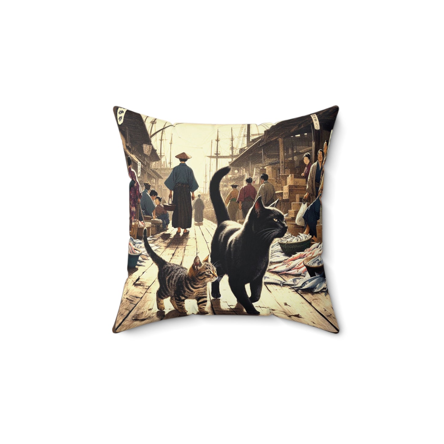 Spun Polyester Pillow - Street Life/Street Kings