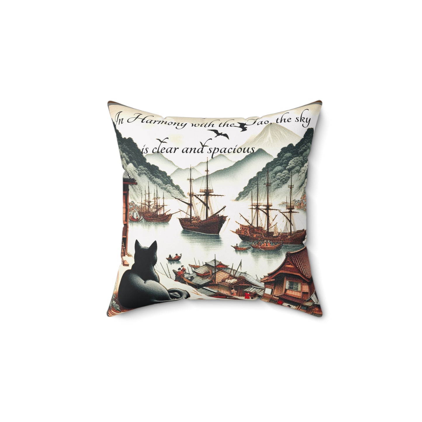 Spun Polyester Pillow - The Way/Balance