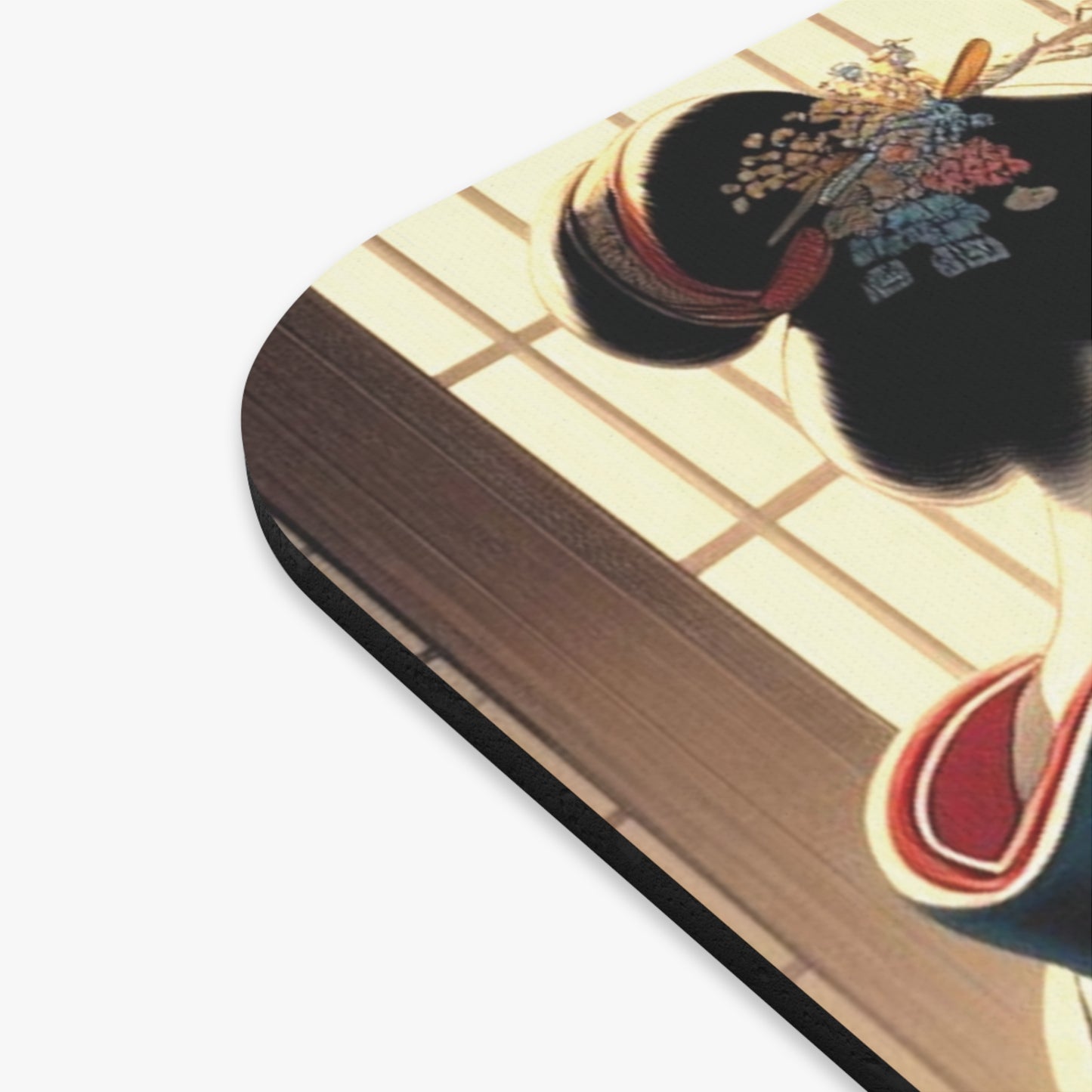 Kyoto Cat Mouse Pad - Calligraphy/Stillness