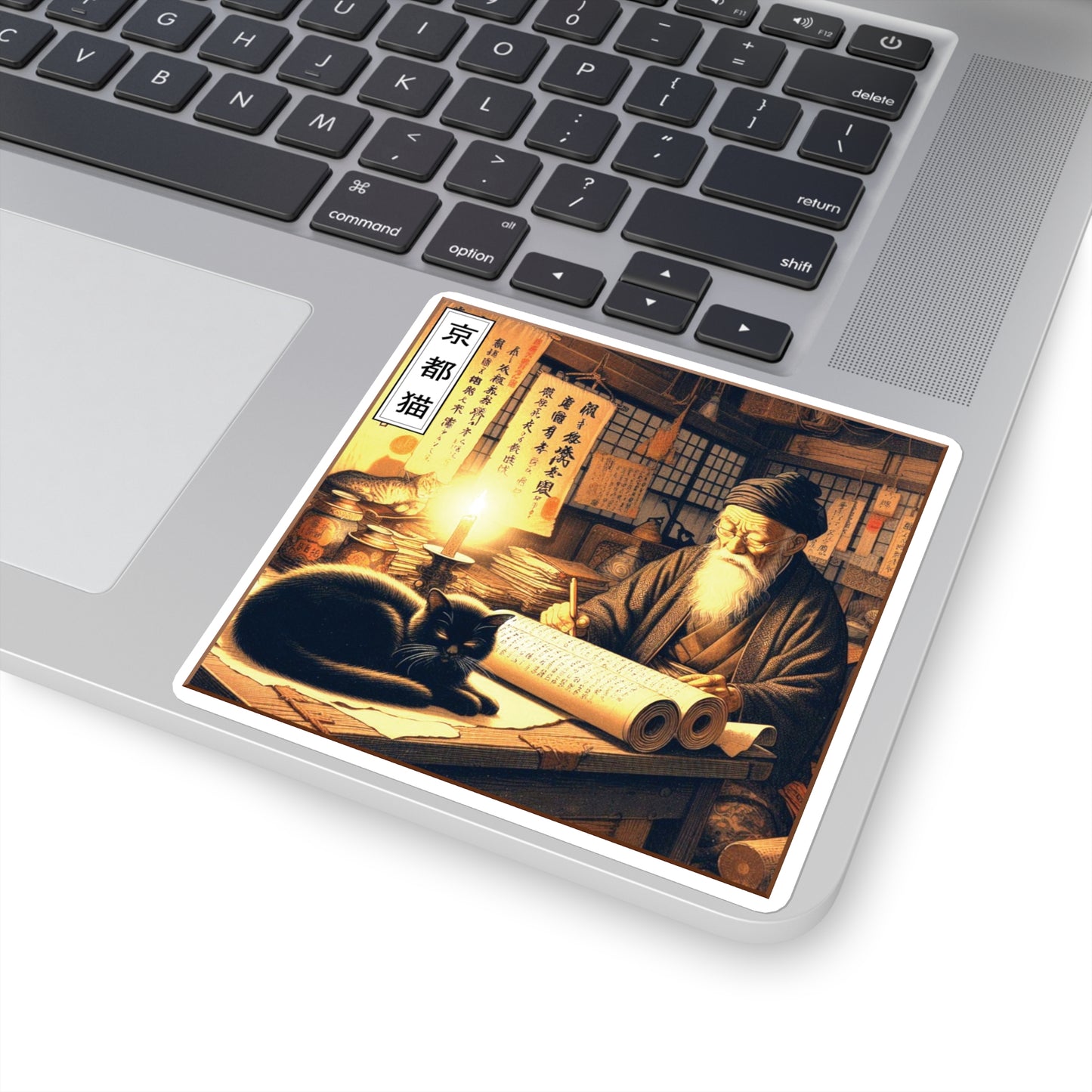 Square Stickers - Wisdom/Persevere