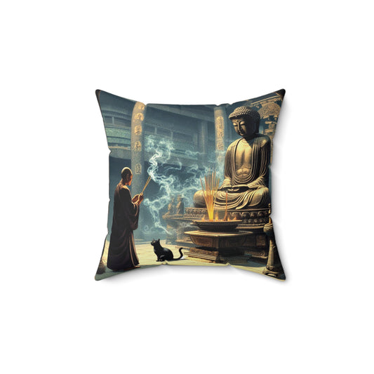 Spun Polyester Pillow - Devotion/Essence