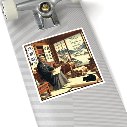 Square Stickers - Wisdom/Create