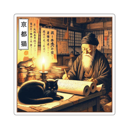 Square Stickers - Wisdom/Persevere