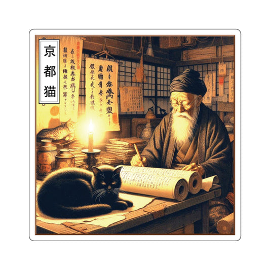 Square Stickers - Wisdom/Persevere