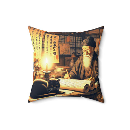 Spun Polyester Pillow - Wisdom/Persevere