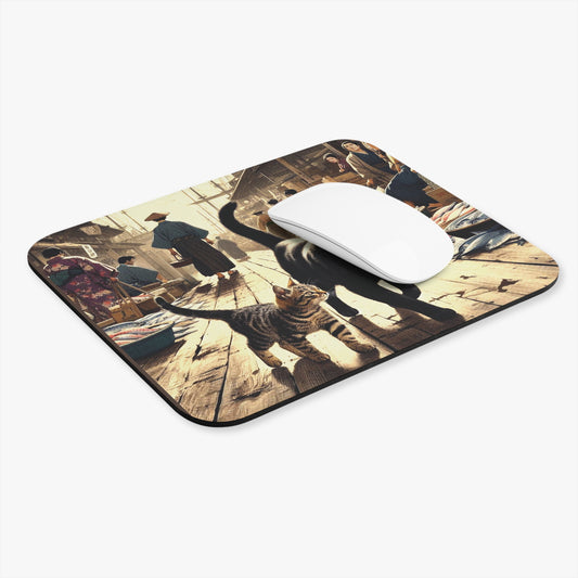 Kyoto Cat Mouse Pad - Street Life/Kings