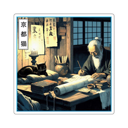 Square Stickers - Wisdom/Knowledge