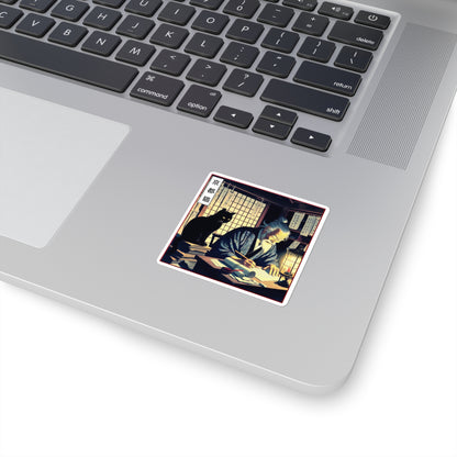 Square Stickers - Wisdom/Achieve