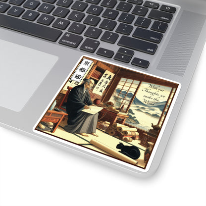 Square Stickers - Wisdom/Create