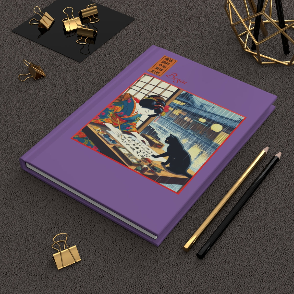 Hardcover Journal - Calligraphy/Beginning