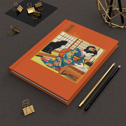 Hardcover Journal - Calligraphy/Words