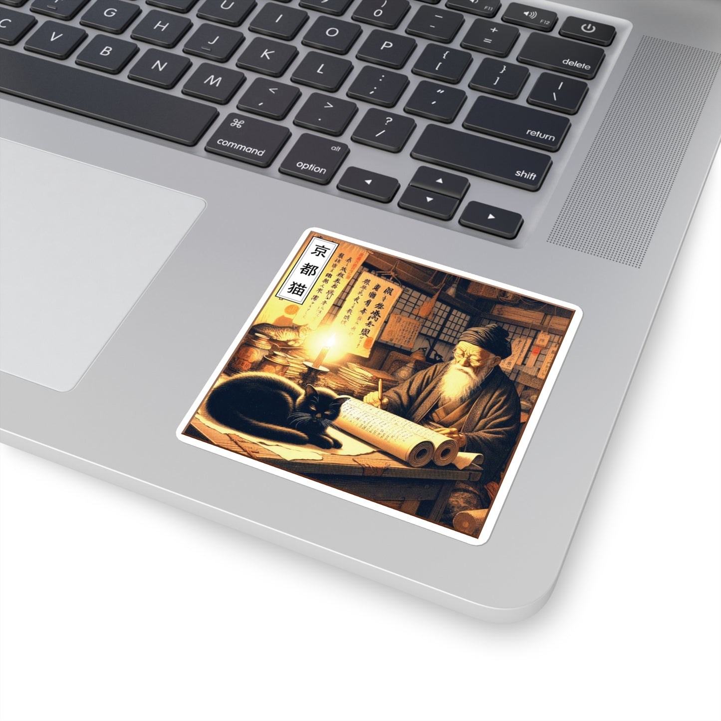 Square Stickers - Wisdom/Persevere