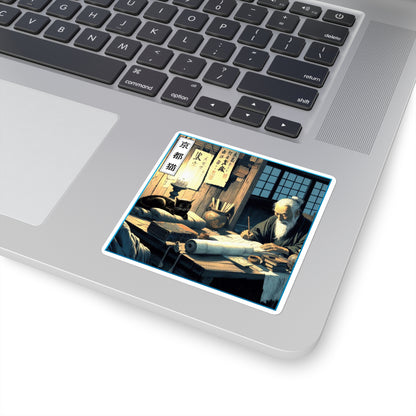 Square Stickers - Wisdom/Knowledge